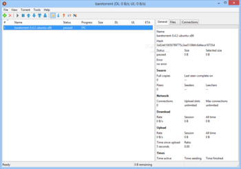 baretorrent screenshot