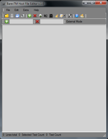 BarevTM Host File Editor screenshot