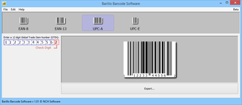 Barillo Barcode Software screenshot