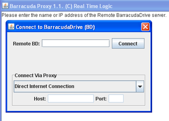 Barracuda Proxy screenshot 2