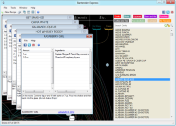 Bartender Express screenshot