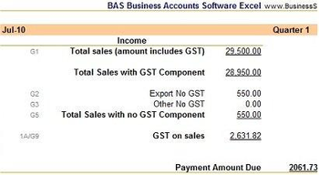 BAS Business Accounts Software screenshot 3
