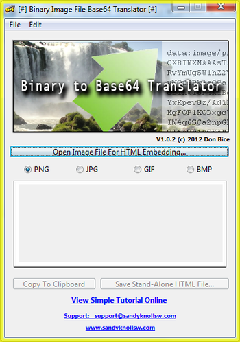 Base 64 Encoder screenshot
