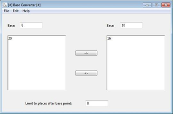 Base Converter screenshot