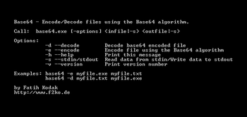 Base64 De-/Encoder screenshot 2