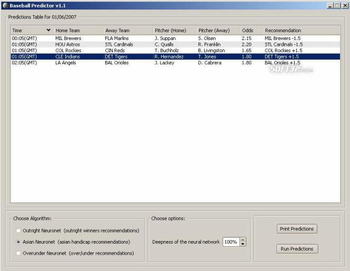 Baseball Predictor screenshot 3