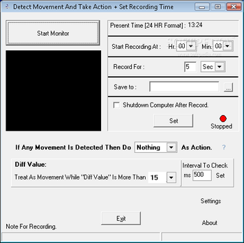Baseer Webcam Security Tool screenshot 4