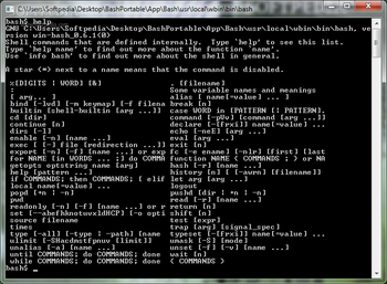 Bash Portable screenshot