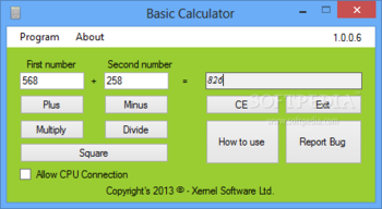 Basic Calculator screenshot