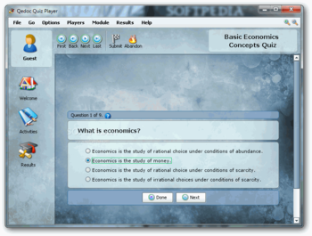 Basic Economics Concepts Quiz screenshot