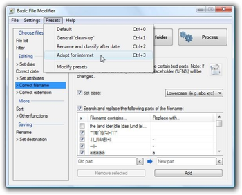 Basic File Modifier screenshot
