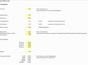 Basic Integrated Cash Flow screenshot 3