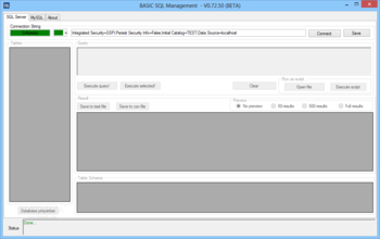 BASIC SQL Management screenshot 2