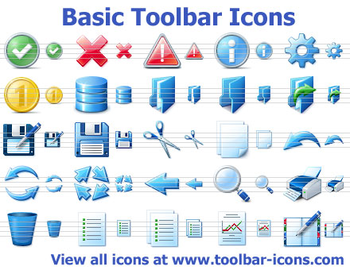 Basic Toolbar Icons screenshot