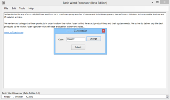 Basic Word Processor screenshot 2