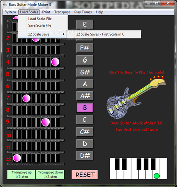 Bass Guitar Mode Maker screenshot 3