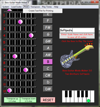 Bass Guitar Mode Maker screenshot 4