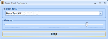 Bass Test Software screenshot