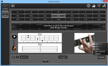 BassChordsLite screenshot 2