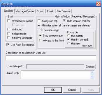 Bassline WinPopUp screenshot 3