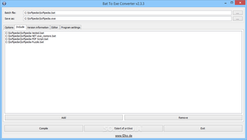 Bat To Exe Converter screenshot 2