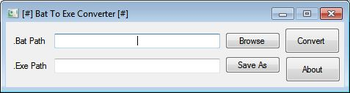 Bat To Exe Converter screenshot