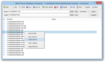 Batch Access Database Compactor screenshot