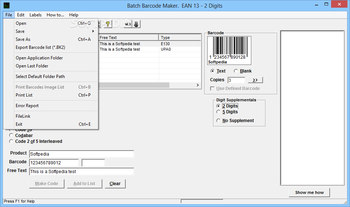 Batch Barcode Maker screenshot 2