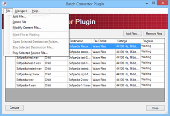Batch Converter Plugin screenshot 2