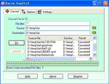 Batch Fax2Tif screenshot 2