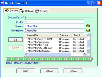 Batch Fax2Tif screenshot 3