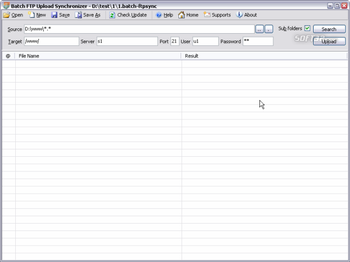 Batch File FTP Sync Uploader screenshot 2