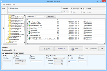 Batch File Renamer screenshot