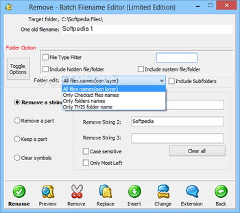 Batch FileName Editor screenshot 2