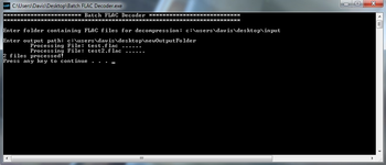 Batch FLAC Decoder screenshot 2