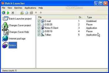 Batch Launcher screenshot 2