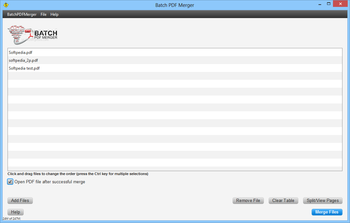 Batch PDF Merger screenshot