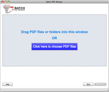 Batch PDF Merger screenshot