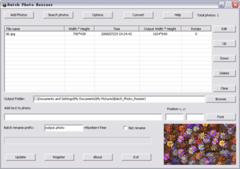 Batch Photo Resizer screenshot 2