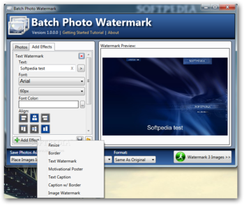 Batch Photo Watermark screenshot 2