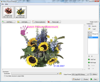 Batch Picture Protector screenshot 2