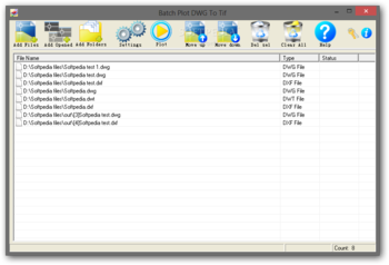 Batch Plot DWG To Tif screenshot