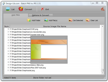 Batch PNG to JPG screenshot