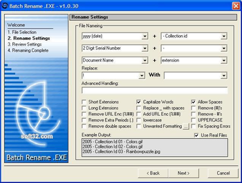 Batch Rename .EXE screenshot 3