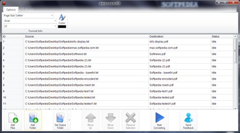 Batch Text To PDF screenshot