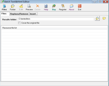 Batch Text&Html Editor screenshot