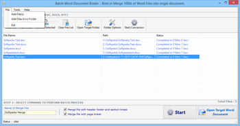 Batch Word Document Binder screenshot 3