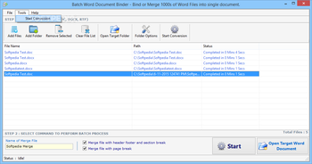 Batch Word Document Binder screenshot 4