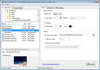 BatchConverter screenshot
