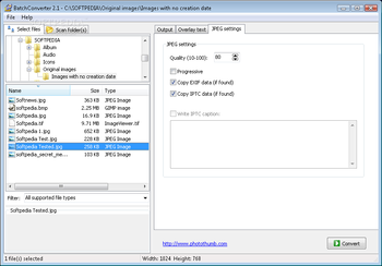 BatchConverter screenshot 3